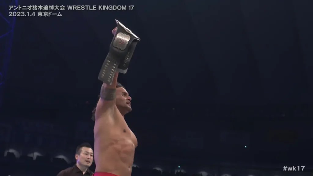 Karl Anderson pierde el Campeonato NEVER Peso Abierto IWGP ante Tama Tonga en Wrestle Kingdom 17