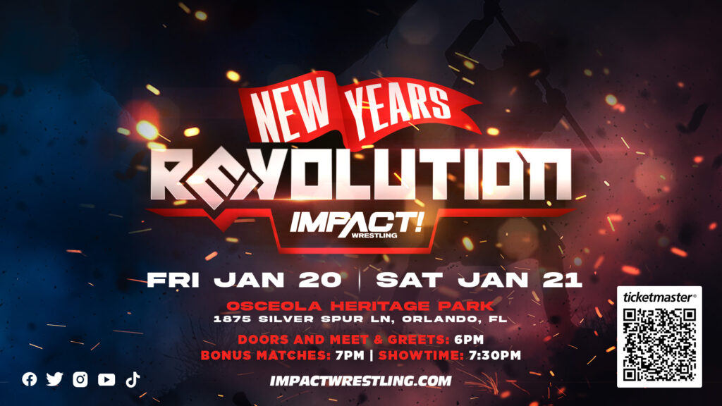 SPOILERS IMPACT Wrestling New Year's Revolution 2023 (20 y 21 de enero)