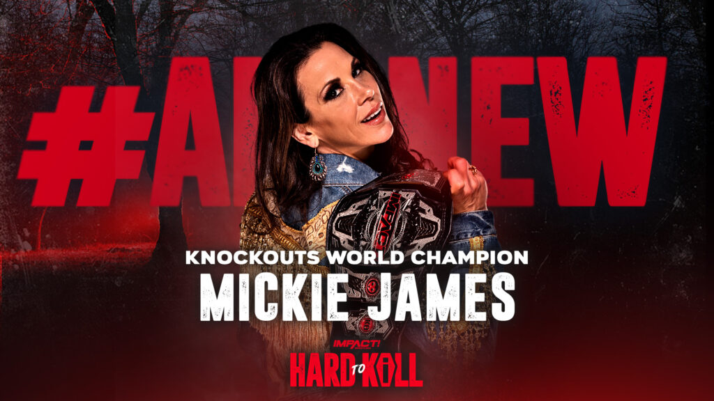 Mickie James gana el Campeonato Mundial de Knockouts en IMPACT Hard To Kill 2023