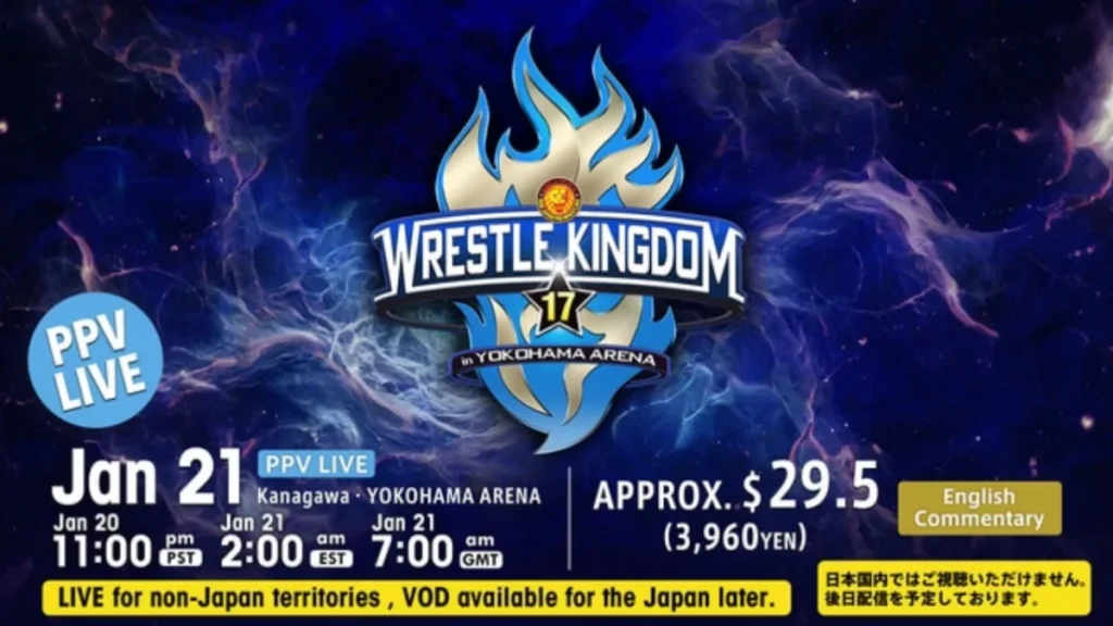 Resultados NJPW Wrestle Kingdom 17 in Yokohama Arena