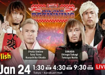 Resultados NJPW Road to The New Beginning 2023 (noche 1)