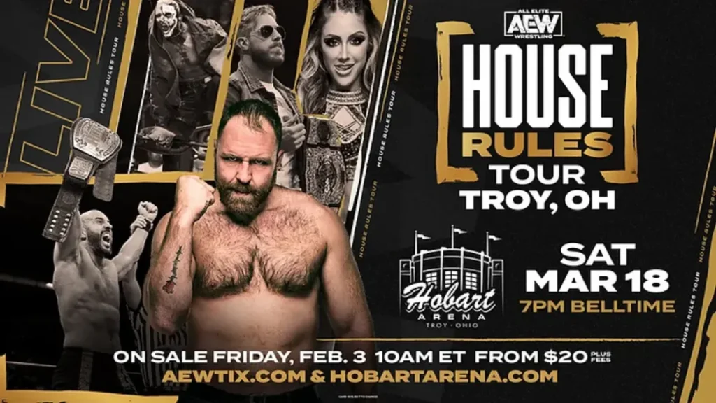 AEW anuncia sus primeros Live Shows bajo el nombre de "House Rules"