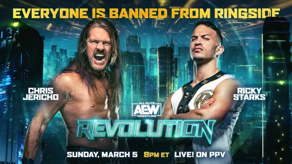 Ricky Starks y Chris Jericho se enfrentarán en AEW Revolution 2023