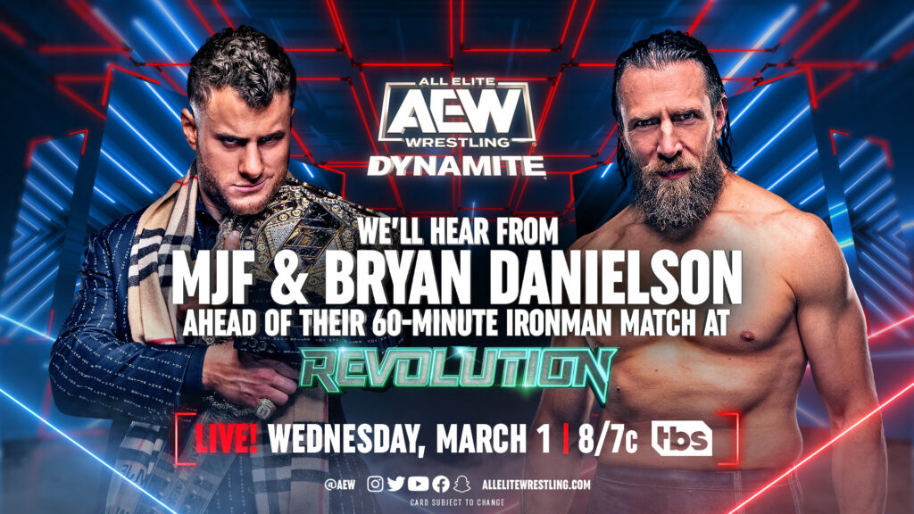 Bryan Danielson y MJF anunciados para el AEW Dynamite anterior a Revolution