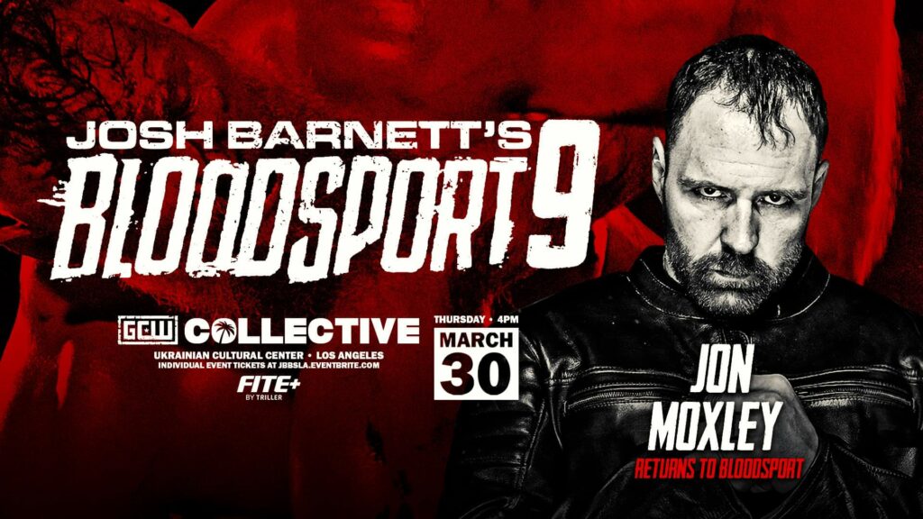 Jon Moxley estará en GCW Josh Barnett's Bloodsport 9