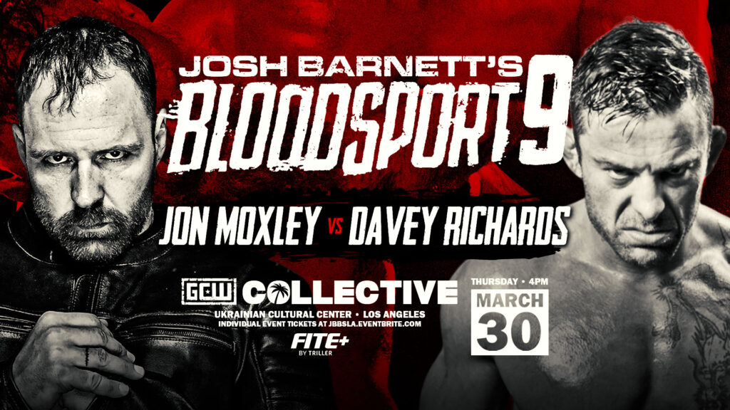 Jon Moxley y Davey Richards se enfrentarán en GCW Josh Barnett's Bloodsport 9