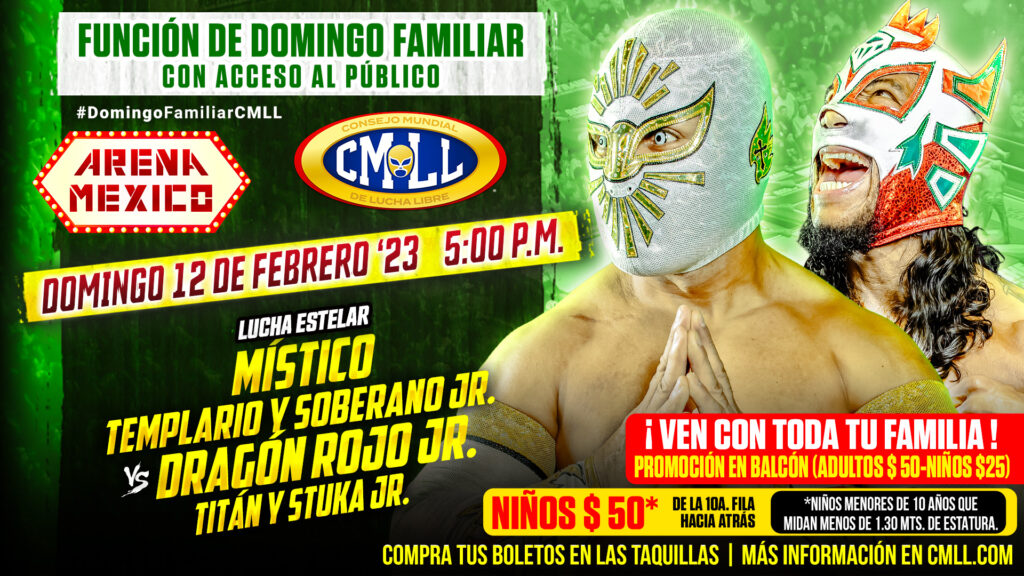 Resultados CMLL Domingo Familiar 12 de febrero de 2023