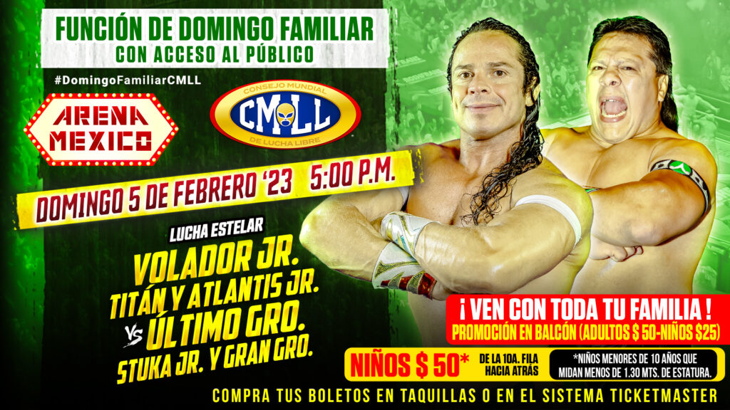 Resultados CMLL Domingo Familiar 5 de febrero de 2023