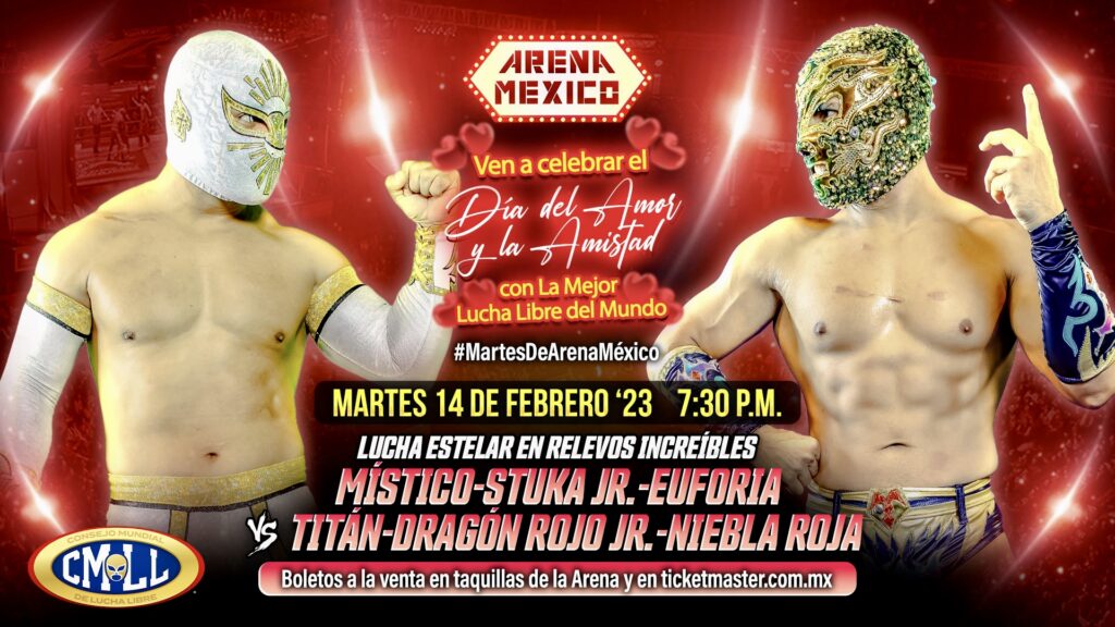 Resultados CMLL Martes de Arena México 14 de febrero de 2023