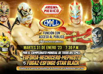 Resultados CMLL Martes de Arena México 31 de enero de 2023