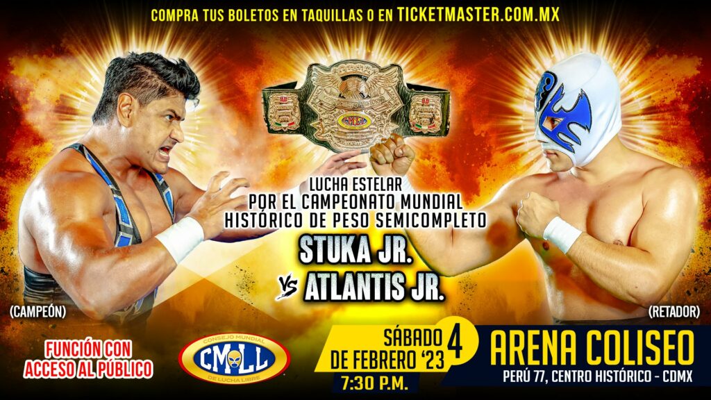Resultados CMLL Sábado de Coliseo 4 de febrero de 2023