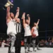 The Elite defiende exitosamente el Campeonato Mundial de Tríos de All Elite Wrestling en AEW Rampage The Elite defiende exitosamente el Campeonato Mundial de Tríos de All Elite Wrestling en AEW Rampage