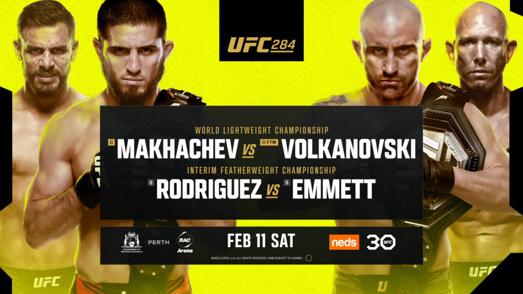 Resultados UFC 284: Makhachev vs. Volkanovski