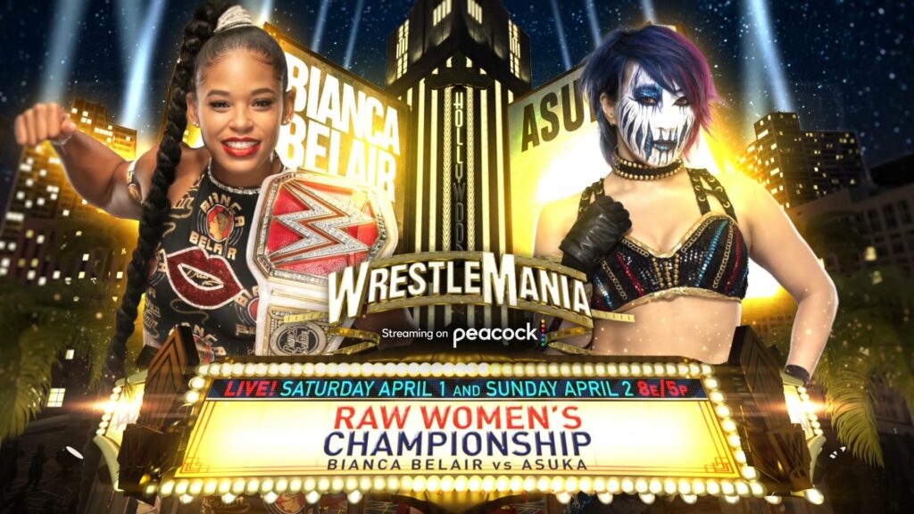 Asuka retará a Bianca Belair en WrestleMania 39 por el Campeonato Femenino de RAW