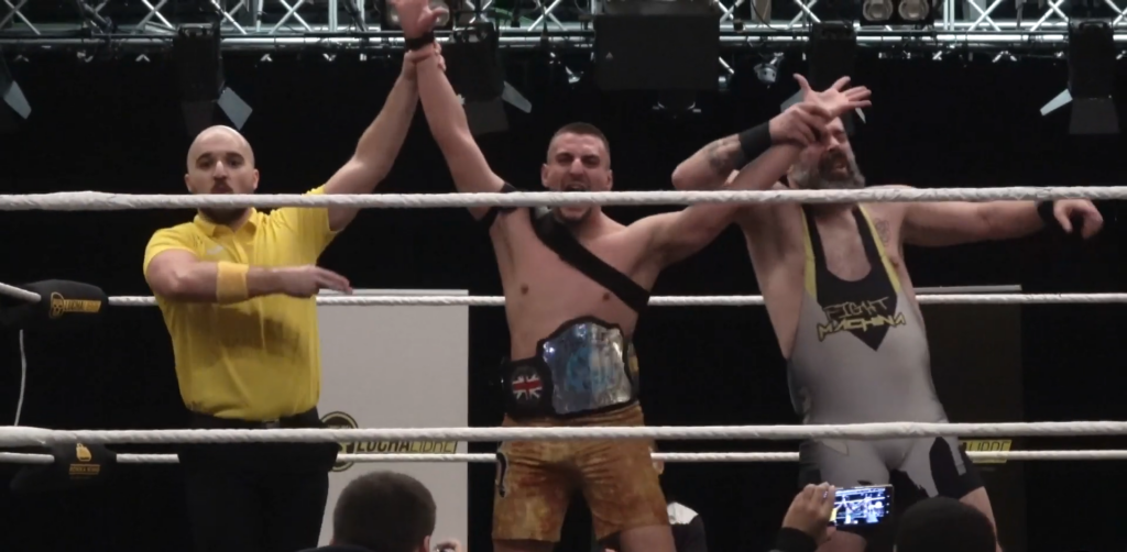 Iker Navarro gana el Campeonato Europeo de AIWF en Lucha Libre Barcelona #7
