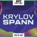 Cartelera UFC Vegas 70: Krylov vs. Spann Resultados UFC Vegas 70: Krylov vs. Spann