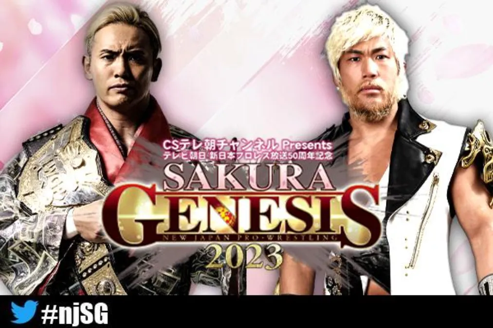 Cartelera NJPW Sakura Genesis 2023 actualizada