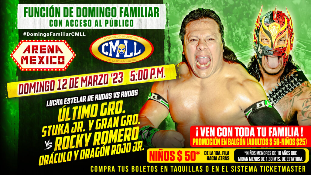 Resultados CMLL Domingo Familiar 12 de marzo de 2023