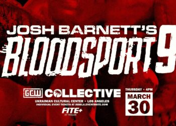 Cartelera GCW Josh Barnett's Bloodsport 9 actualizada
