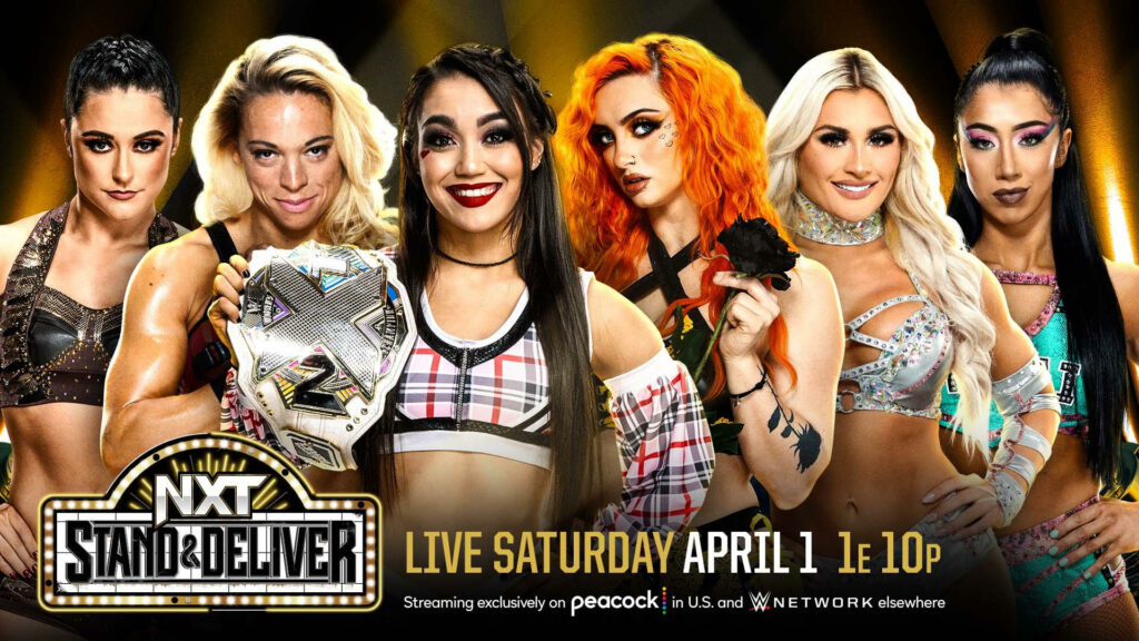 Cartelera WWE NXT Stand & Deliver 2023 actualizada