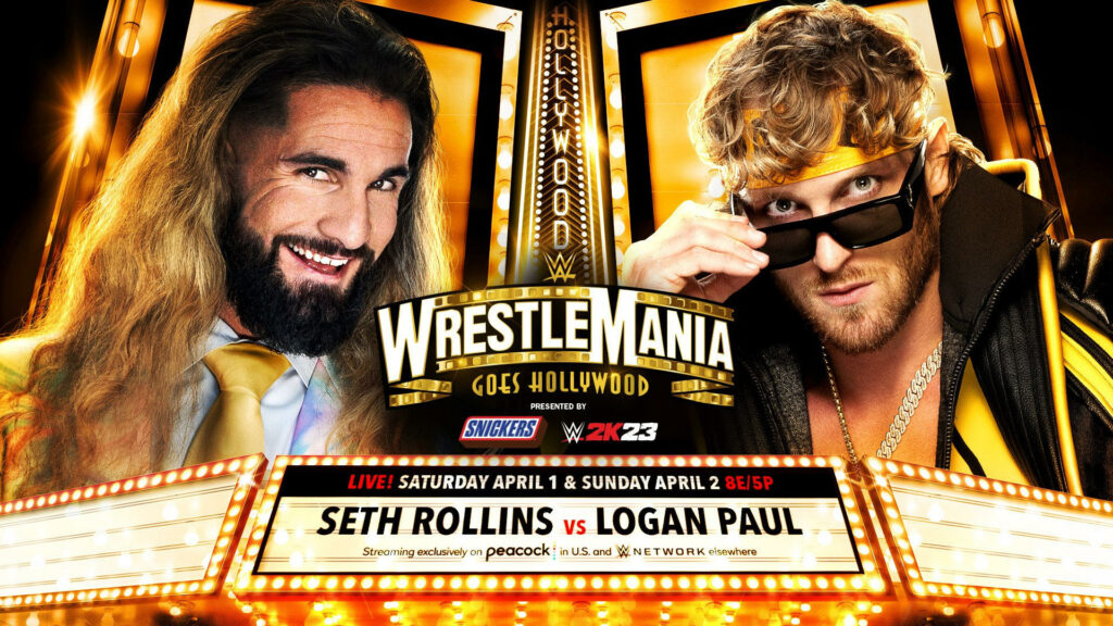 Seth Rollins se enfrentará a Logan Paul en WrestleMania 39