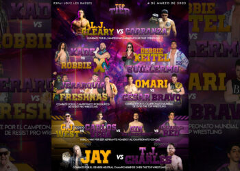 Cartelera Resist Pro Wrestling Top Tier