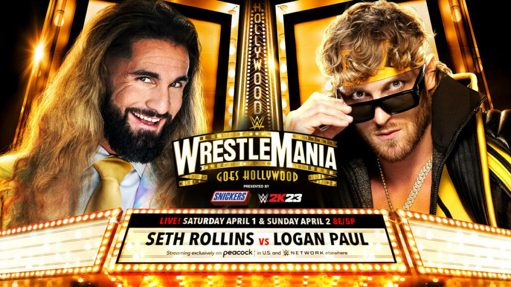 Apuestas WWE WrestleMania 39: Seth Rollins vs. Logan Paul