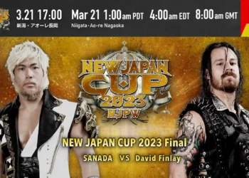 SANADA y David Finlay se enfrentarán en la final de la NJPW New Japan Cup 2023