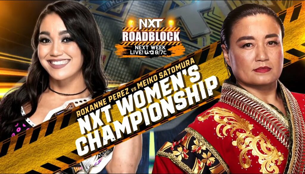 Cartelera WWE NXT Roadblock 2023 actualizada