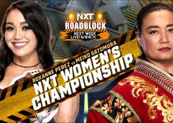 Cartelera WWE NXT Roadblock 2023 actualizada