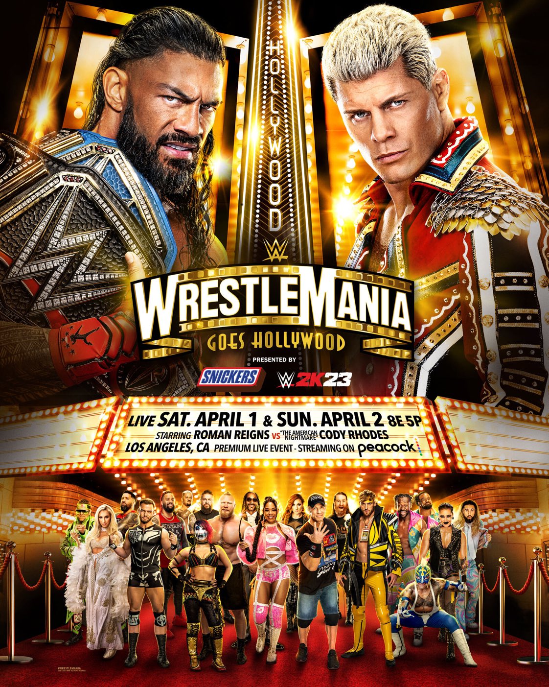 WWE Publica El Póster Oficial De WrestleMania 39