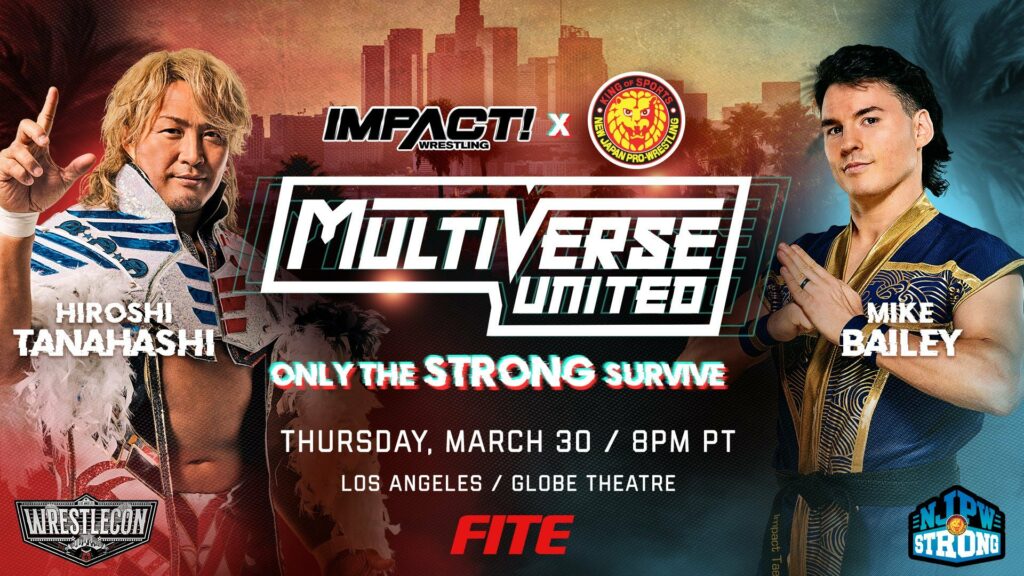 Hiroshi Tanahashi sustituirá a Will Ospreay en la lucha ante Mike Bailey en Multiverse United