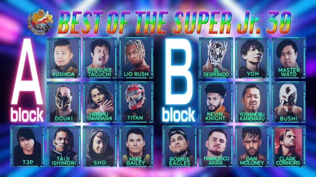 NJPW Best of the Super Juniors 30: luchadores y bloques confirmados