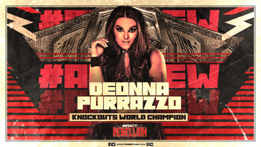Deonna Purrazzo gana el Campeonato Mundial de Knockouts en IMPACT Rebellion 2023