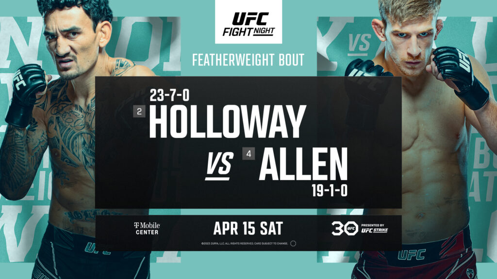 Resultados UFC Kansas City: Holloway vs. Allen