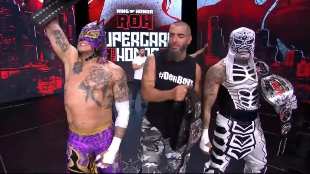 The Lucha Brothers gana los Campeonatos Mundiales por Parejas de ROH en Supercard Of Honor 2023