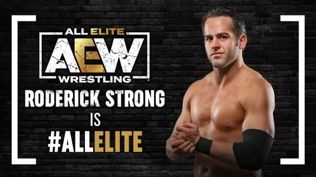 Roderick Strong debuta en AEW Dynamite y firma con All Elite Wrestling