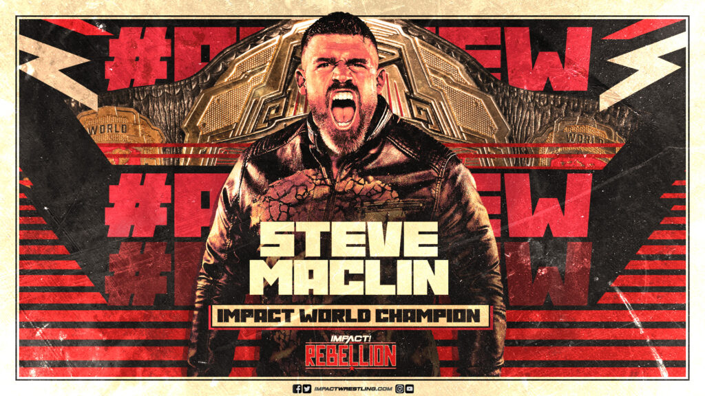 Steve Maclin gana el Campeonato Mundial de IMPACT en Rebellion 2023