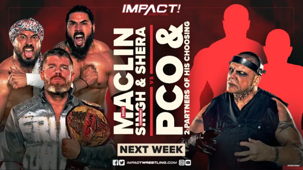 IMPACT Wrestling anuncia tres luchas y dos segmentos para su show semanal del 4 de mayo