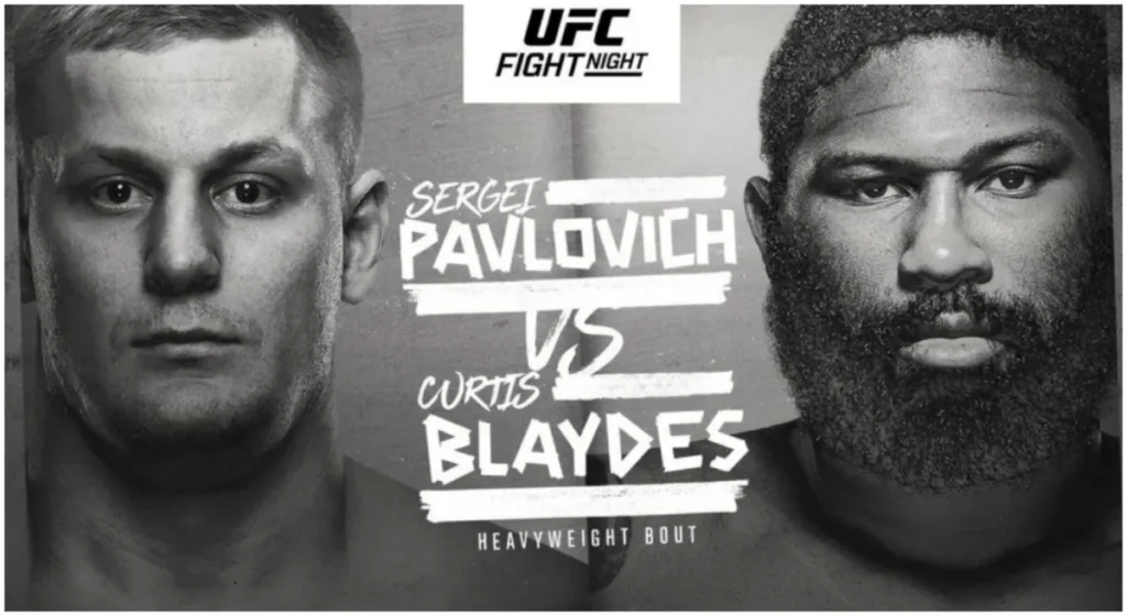 Cartelera UFC Vegas 71: Pavlovich vs. Blaydes
