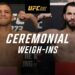 Ceremonia de pesaje UFC 287: Pereira vs. Adesanya 2 Ceremonia de pesaje UFC 287: Pereira vs. Adesanya 2