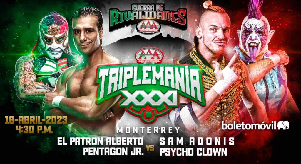 Cartelera AAA Triplemanía 31 Monterrey actualizada