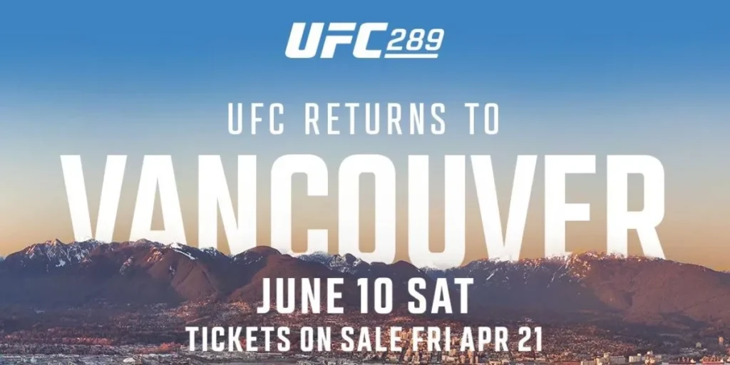 UFC anuncia su regreso a Canada con UFC 289