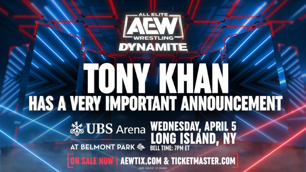 Rumores en backstage sobre el anuncio que dará Tony Khan en AEW Dynamite
