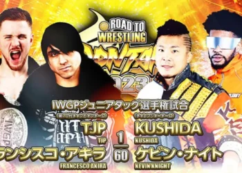 KUSHIDA y Kevin Knight ganan el Campeonato por Parejas Peso Pesado Jr. IWGP