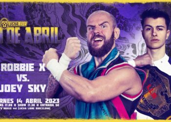 Cartelera LuchaLibre Barcelona 'Lo de Abril'