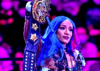 Mercedes Moné publica una imagen con un mural en el que Triple H aparece