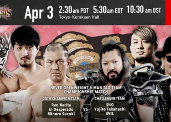 Resultados NJPW Road to Sakura Genesis 2023 (noche 3)