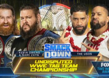 The Usos tendrán su revancha ante Kevin Owens y Sami Zayn en el SmackDown del 28 de abril