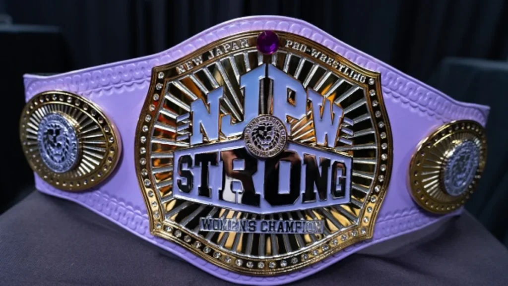 Se revela el diseño del Campeonato Femenino de NJPW STRONG